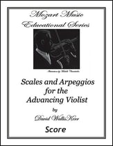 Scales and Arpeggios for the Advancing Violist P.O.D cover